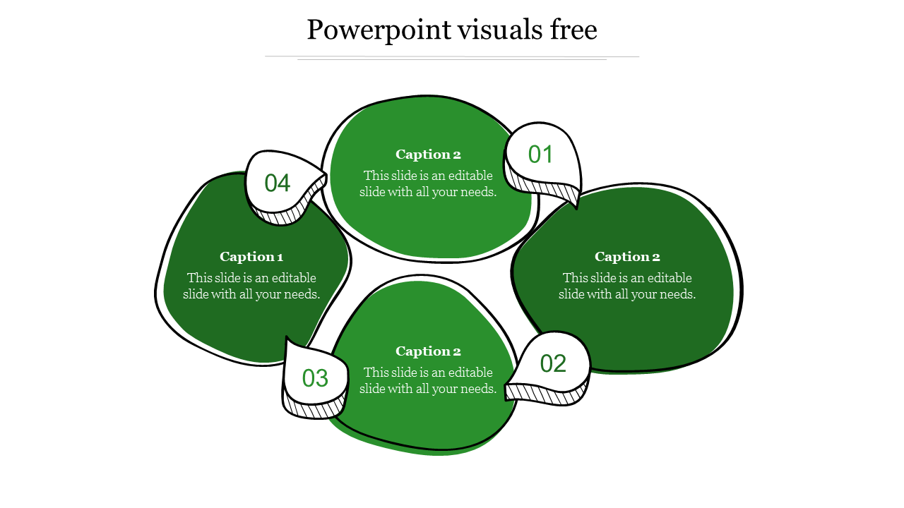 powerpoint visuals free-Green